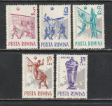 Romania 1963 - #569 Campionatele Europene de Fotbal 5v MNH, Nestampilat