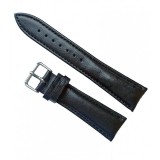 Curea de Ceas din Piele Naturală Neagră &ndash; 18/20/22/24 mm &ndash; Elegantă &ndash; Cataramă