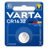 Baterie CR1632 Varta 3V litiu 137mAh, 16 x 3,2 mm, blister 1