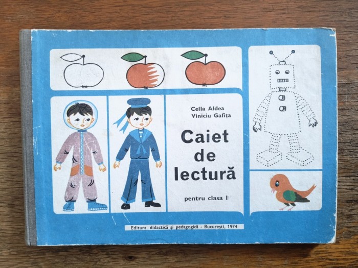Caiet pentru lectura pentru clasa I, 1974 / R7P1F