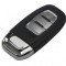 Carcasa cheie Telecomanda Smart Key Topautochei&reg; pentru Audi A4 A5 A6 Q5 Q7 S4 S6 S5 cu suport baterie