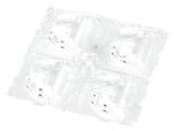 Lentilă LED Pătrată Transparentă 6mm
