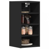 Dulap suspendat &ldquo;Riga&rdquo;, negru, 30x29,5x60 cm, PAL