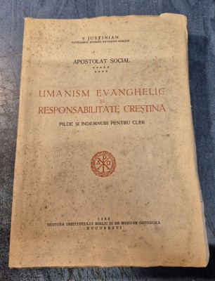 Umanism evanghelic si responsabilitate crestina pilde si indemnuri pentru cler Justinian foto