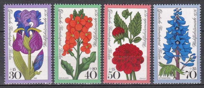 Germania Berlin 1976 - Flori - Timbre caritabile, MNH