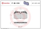 BREMBO P 06 018 PRIME LINE set placute frana,frana disc