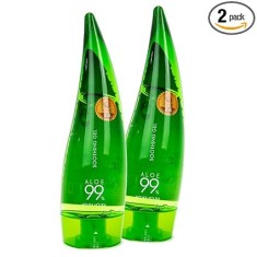Pachet 2 Geluri calmante cu Aloe 99% Holika Holika, 250 ml