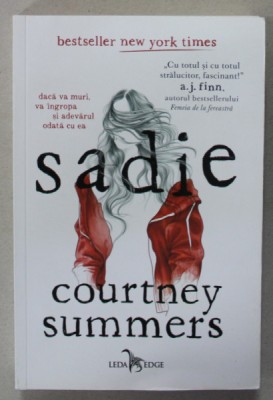 SADIE de COURTNEY SUMMERS , 2018 foto