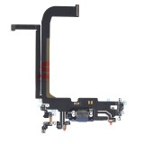 Mufă &Icirc;ncărcare MEIBI Albastră iPhone 13 Pro Max, Piesă Schimb, Bulk