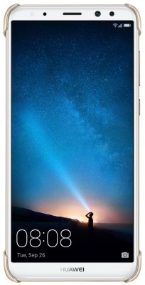 Husa Huawei 51992218 tip capac plastic auriu pentru Huawei Mate 10 Lite foto