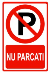Indicator pentru marcarea parcari interzise foto