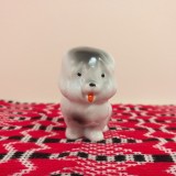 Bibelou vechi diverse figurine portelan ceramica comunism Romania caine bichon shih tzu mops pug iepure urs polar PRET PER BUCATA!