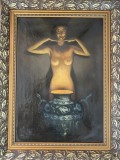 Cumpara ieftin Ştefan Bucia-&quot;Ezoterism cu nud&quot;, pictură interbelică (1935)