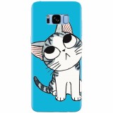 Husa silicon pentru Samsung S8, Cat Lovely Cartoon