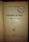 LEONARDO DA VINCI -ROMANUL VIETII SALE -DIMITRIE DE Merejkowschi 1924 ed. Socec