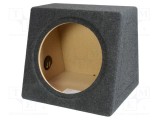 Carcasă difuzor BASSER MDF melanj negru 300mm &Oslash; orificiu 282mm