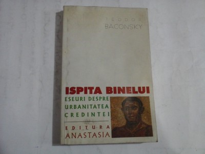 ISPITA BINELUI - ESEURI DESPRE URBANITATEA CREDINTEI - TEODOR BACONSKY foto
