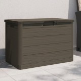 Cutie de perne de exterior maro 77,5x44,5x53 cm polipropilena