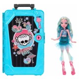Papusa cu accesorii, Monster High, Skulltime Secrets, Gore-Geous Oasis, Lagoona Blue, JDR51