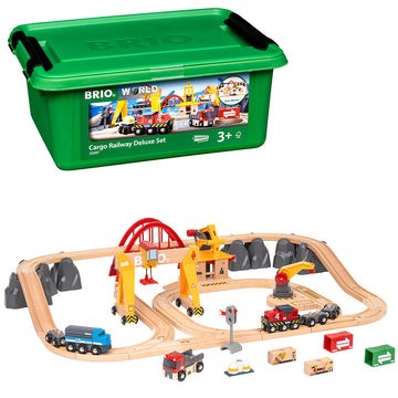 Set trenulet marfa deluxe - BRIO, 3+ ani foto