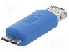 Cablu USB A soclu, USB B micro mufa, USB 3.0, lungime {{Lungime cablu}}, {{Culoare izola&amp;#355;ie}}, AKYGA - AK-AD-25