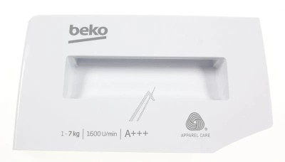 CAPAC FRONTAL SERTAR DETERGENT 2420709516 pentru masina de spalat ARCELIK / BEKO foto