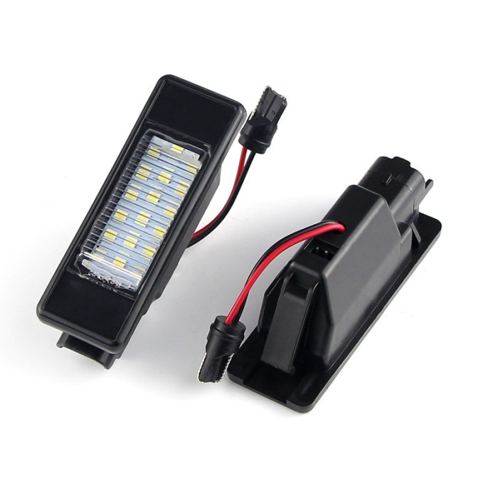 Set 2 Lampi numar LED GizMondo&reg; compatibile cu : NISSAN Primera, Pathfinder III, Micra C+C III, Note I, NV200