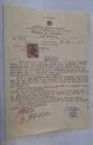 Liceul comercial de baieti Regele Carol din Constanta - Certificat, document vechi din perioada regala, anul 1947
