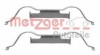 Set accesorii, placute frana VW TOUAREG (7LA, 7L6, 7L7) (2002 - 2010) METZGER 109-1288