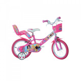 Bicicleta copii - Printese 14&quot;, Dino Bikes