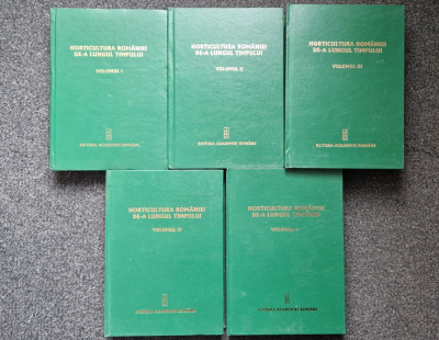 HORTICULTURA ROMANIEI DE-A LUNGUL TIMPULUI - Nicolae Stefan (5 volume - complet) foto