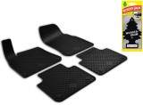 Set Covorase Auto Cauciuc Umbrella Pentru Volkswagen Touareg (Inclusiv Hybrid) (2018-). Porsche Cayenne (2018-) + Odorizant Auto Bradut Wunder-Baum Bl