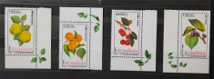 Timbre 2002 Fructe, MNH foto