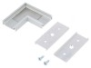 Conector 90&deg; Argintiu Aluminiu Anodat SURFACE14
