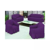 Set 4 huse 3211, pentru canapea 3 locuri, canapea 2 locuri si 2 fotolii Mov - HSE05