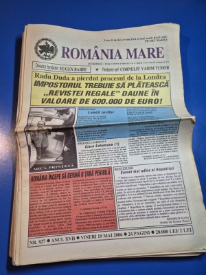 ziarul romania mare 19 mai 2006 - redactor sef corneliu vadim tudor foto