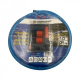 Kit Furtun Albastru cu Accesorii 12,5 MM (1/2), 12 BAR, 25 M Rola