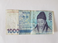 Coreea de Sud 1000 Won 2007 foto