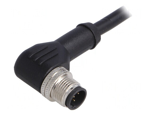 Mufă M12 5 PIN tată IP67 unghi 1m