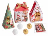 Set 12 bombe baie in cutie cadou Craciun cm 6 x 5 x 14 H, 12 x 15 gr