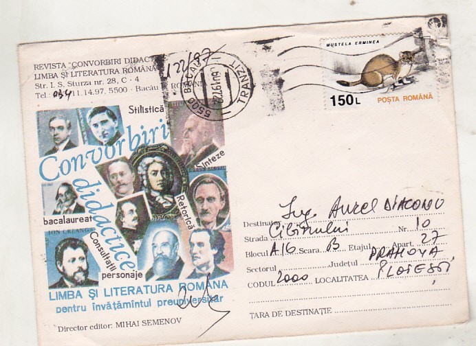 bnk fil Plic Convorbiri didactice - circulat 1997