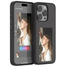 Husa pentru iPhone 15 Pro Max - Techsuit SmartScreen NFC - Black foto