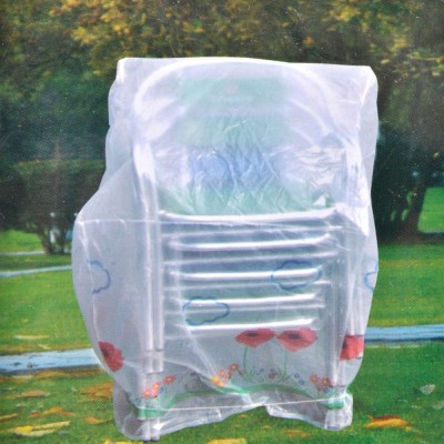 Husă Protecție Scaun, Inel Metalic, Dimensiuni 70x70x120cm, Multicolor foto