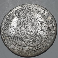 Polonia - Lituania 6 groschen 1668/ Cracovia argint R-1 Jan ll Casimir Vasa