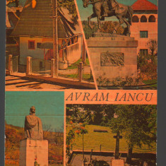 CPI B14821 - CARTE POSTALA - AVRAM IANCU. CASA MEMORIALA, STATUIA, MORMANTUL