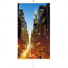 Panou radiant electric decorativ TRIO, incalzire cu infrarosu 430W, model Manhattan 100 x 57 cm