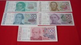 BANCNOTE ARGENTINA AUSTRALES LOT 5 BUC. NECIRCULATE