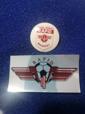 Insigna club sportiv rapid București foto