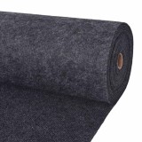 vidaXL Covor Antracit 1,2 x 10 m Poliester 331334
