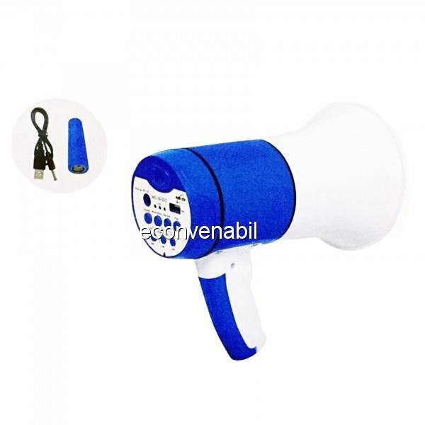 Megafon Portavoce 15W cu Acumulator, USB si Inregistrare MS16003 Megafon Portavoce 15W cu Acumulator, USB si Inregistrare MS16003